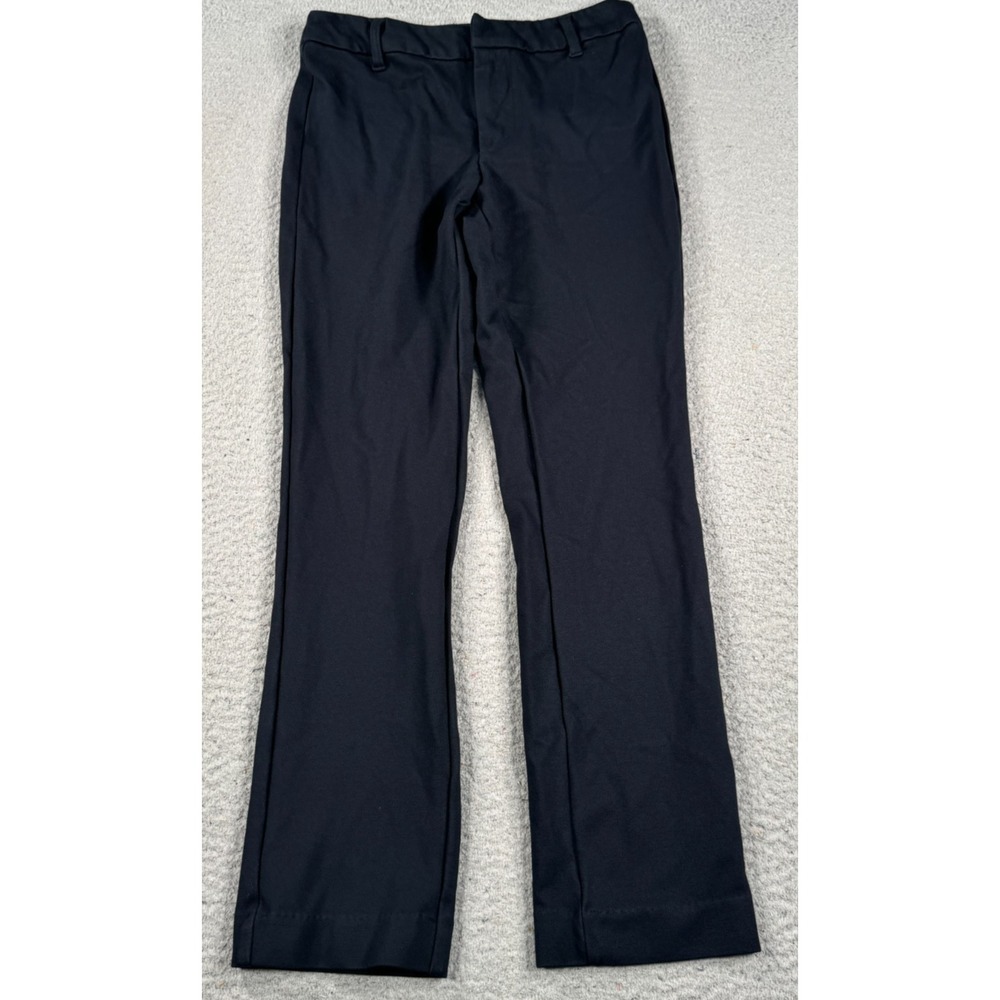 Free People Dress Pant Women's 2 Black‎ Formal Preppy Career Academia Stretch